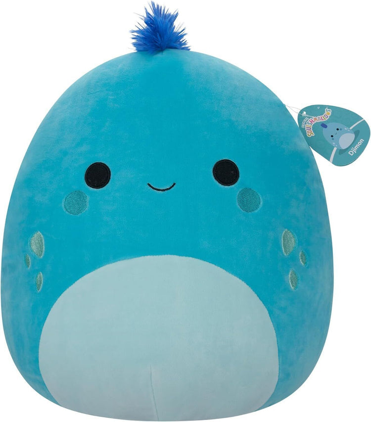 Squishmallows 2024 New Collection - 16 Inch Plush Toy - Adorable and Huggable Djimon The Cyan Iguana