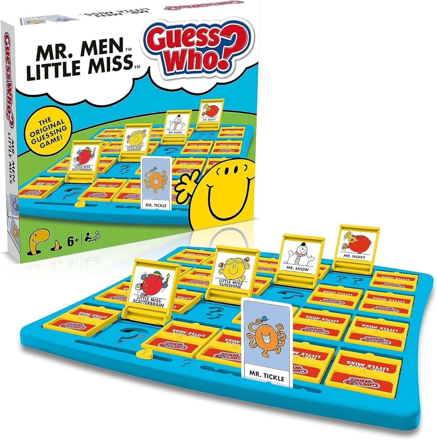 Winning Moves Mr Men and Little Miss Guess Who? Board Game, Play with Mr Grumpy,