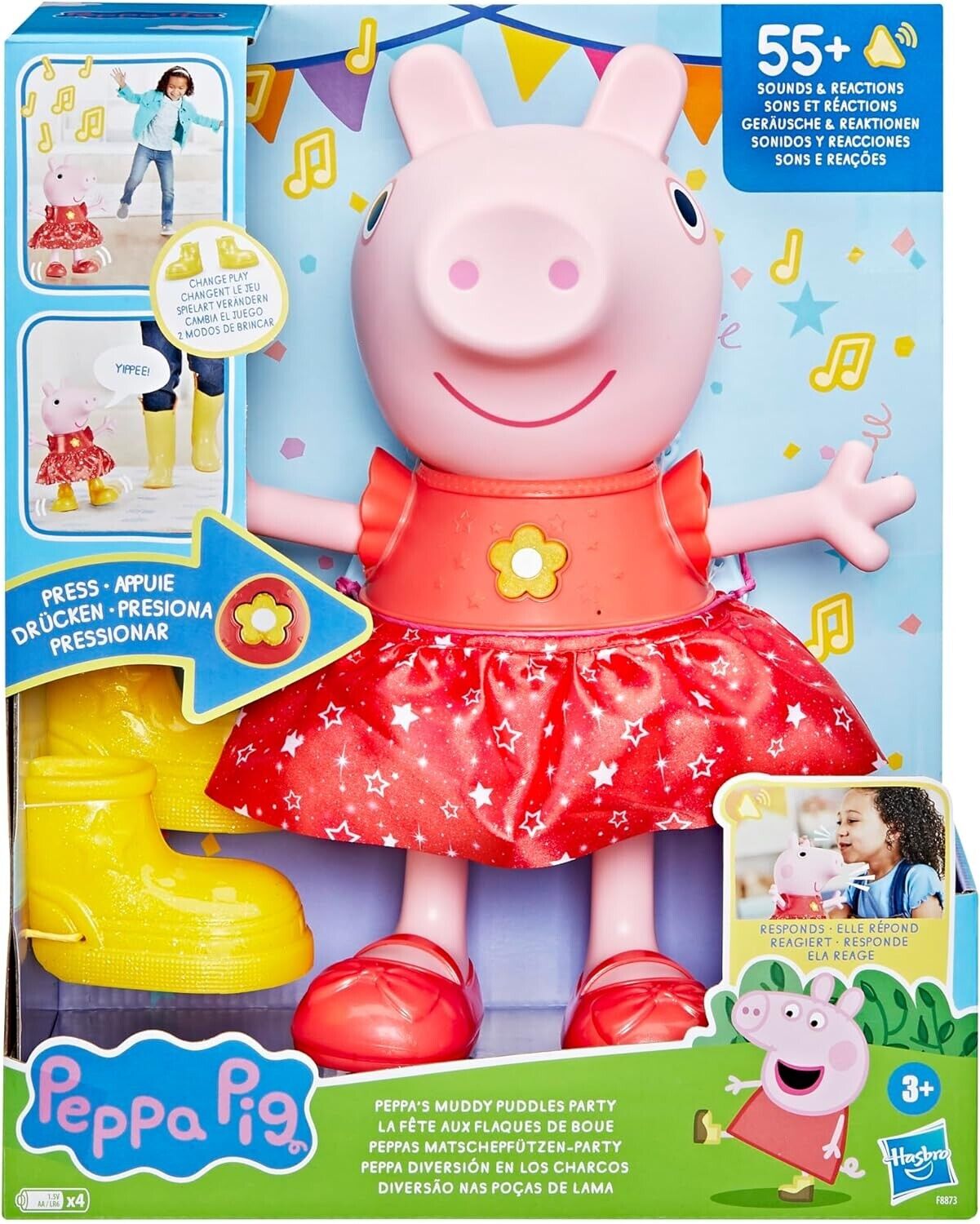 Peppa Pig Peppa’s Muddy Puddles Party Doll