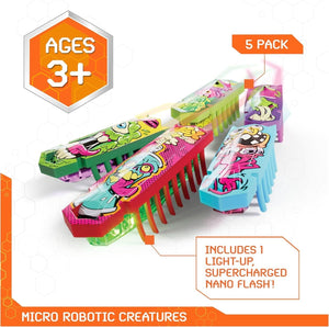 HEX BOTS Nano Flash 5 Pack - Series 1 (HEXBUG Refresh)