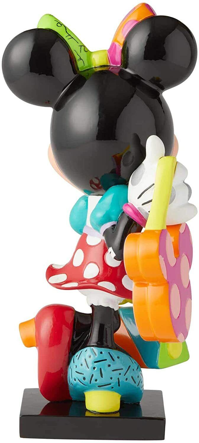 New Disney Britto Minnie Mouse Fashionista Figurine - Collectible Art