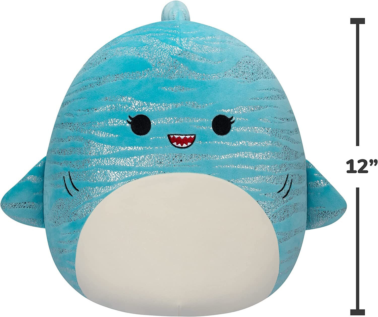 Squishmallows 12 Inch Lamar the Blue Whale Shark Plush Stuff Ultrasoft Toy