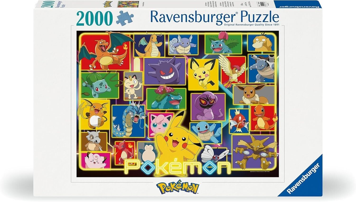 Ravensburger 12001130 - Pokemon - 2000 pieces jigsaw puzzle – Puzzle for adults