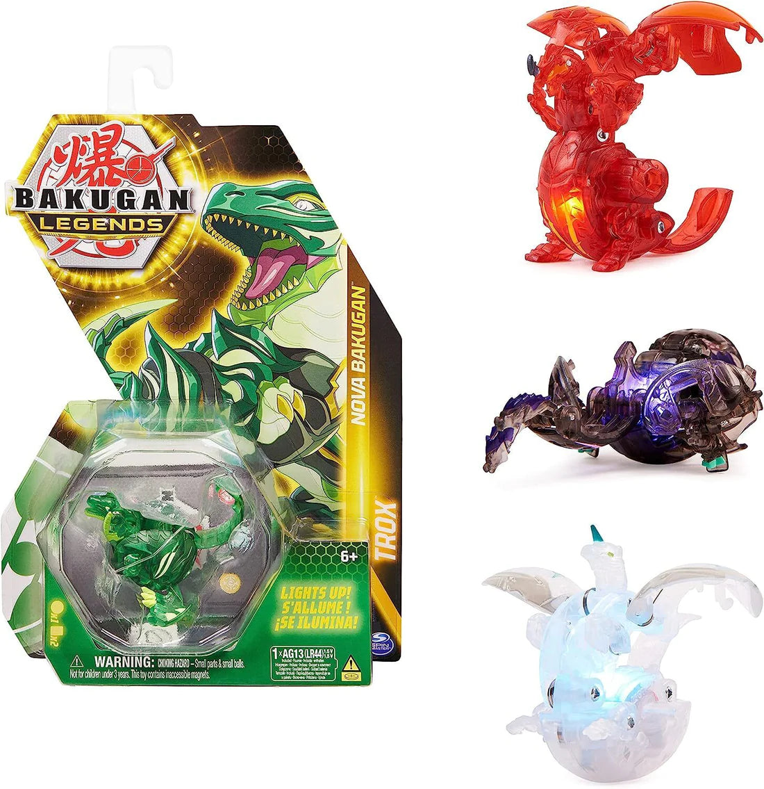 Bakugan Legends - Choose Your Favorite: Nova, Nillious, Pegatrix, Dragonoid - NILLIOUS-PURPLE