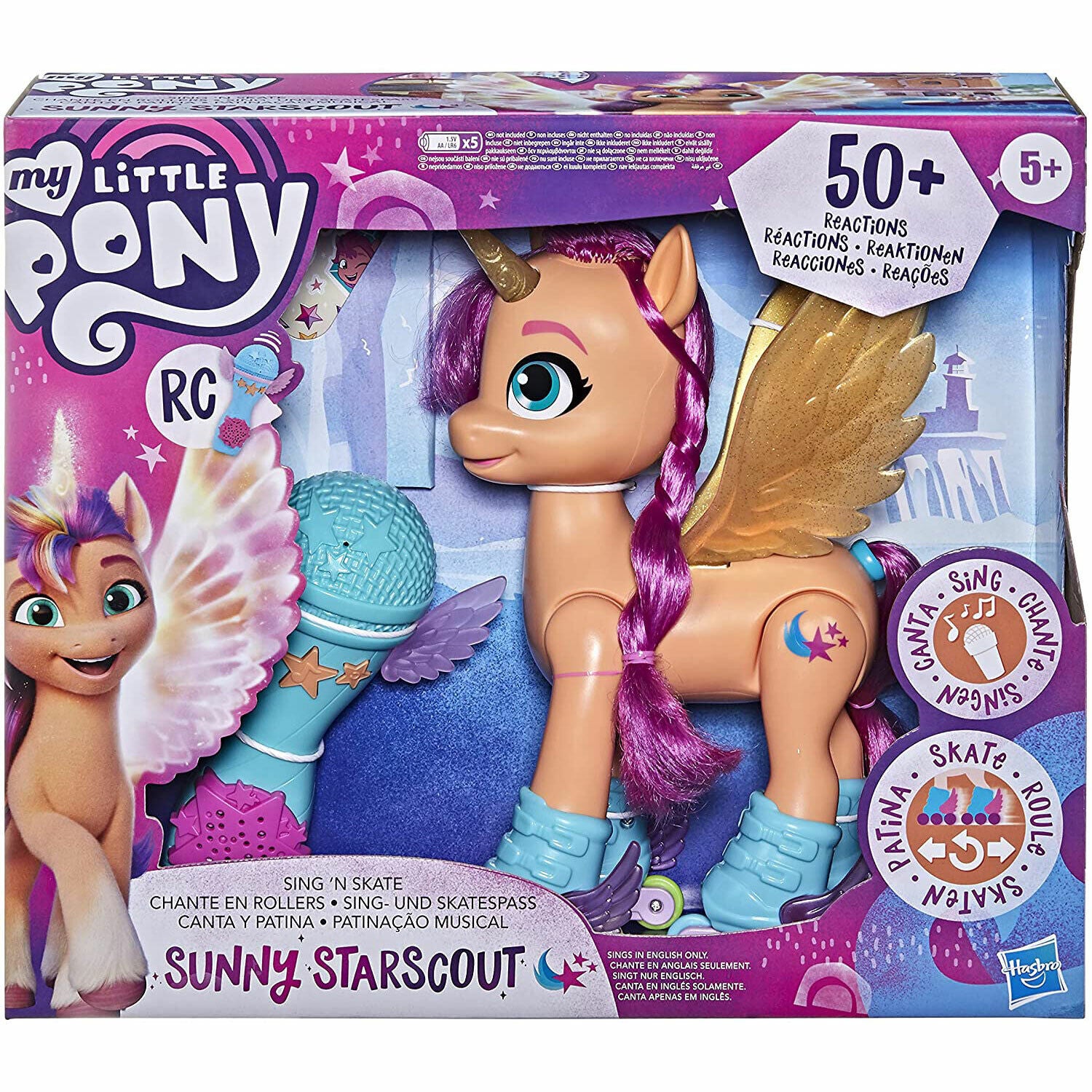 My Little Pony Sing 'N Skate Sunny Starscout - New Generation Movie Toy