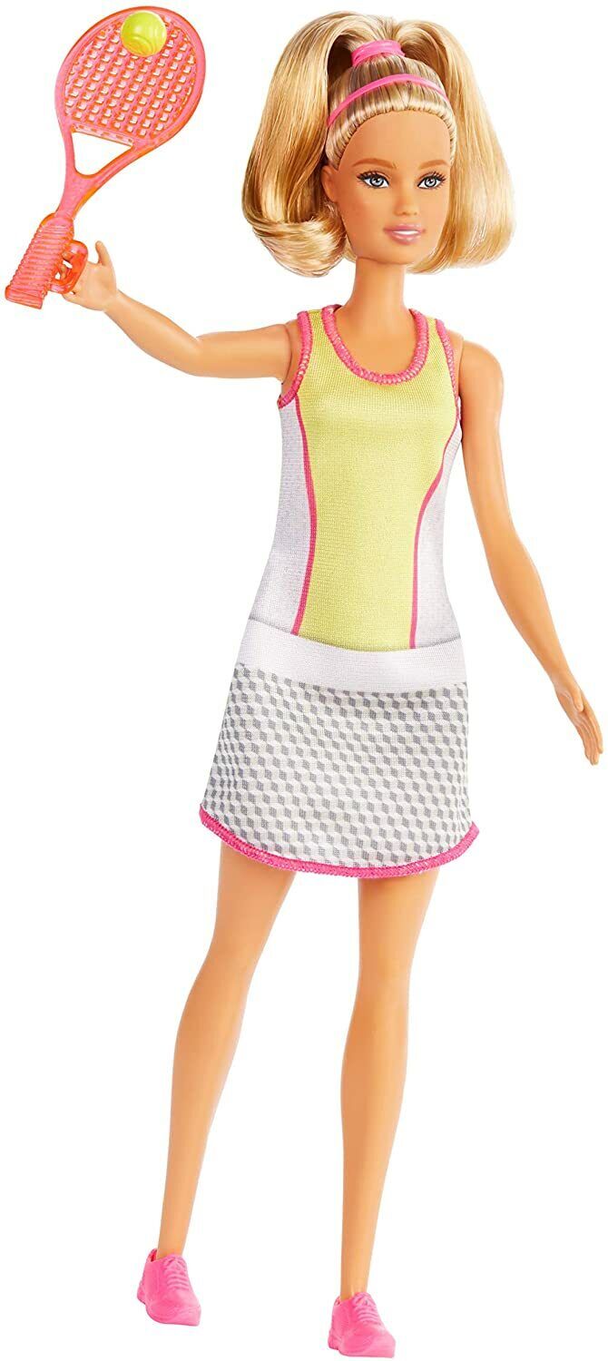 Barbie Tennis Player Doll w/ Racket - BRAND NEW