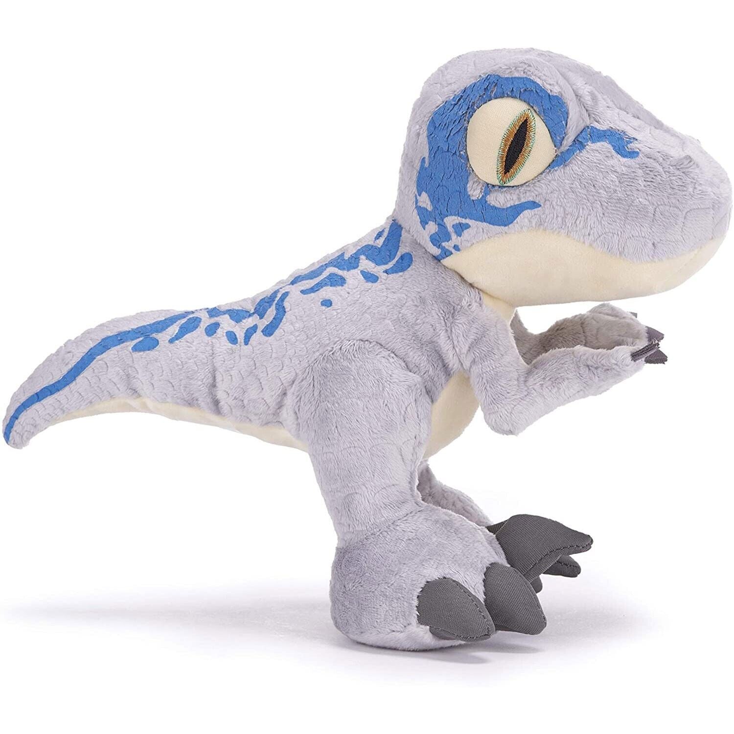 "New Jurassic World 18" Chunky Plush Blue Raptor - Perfect Gift for Dino Fans!"