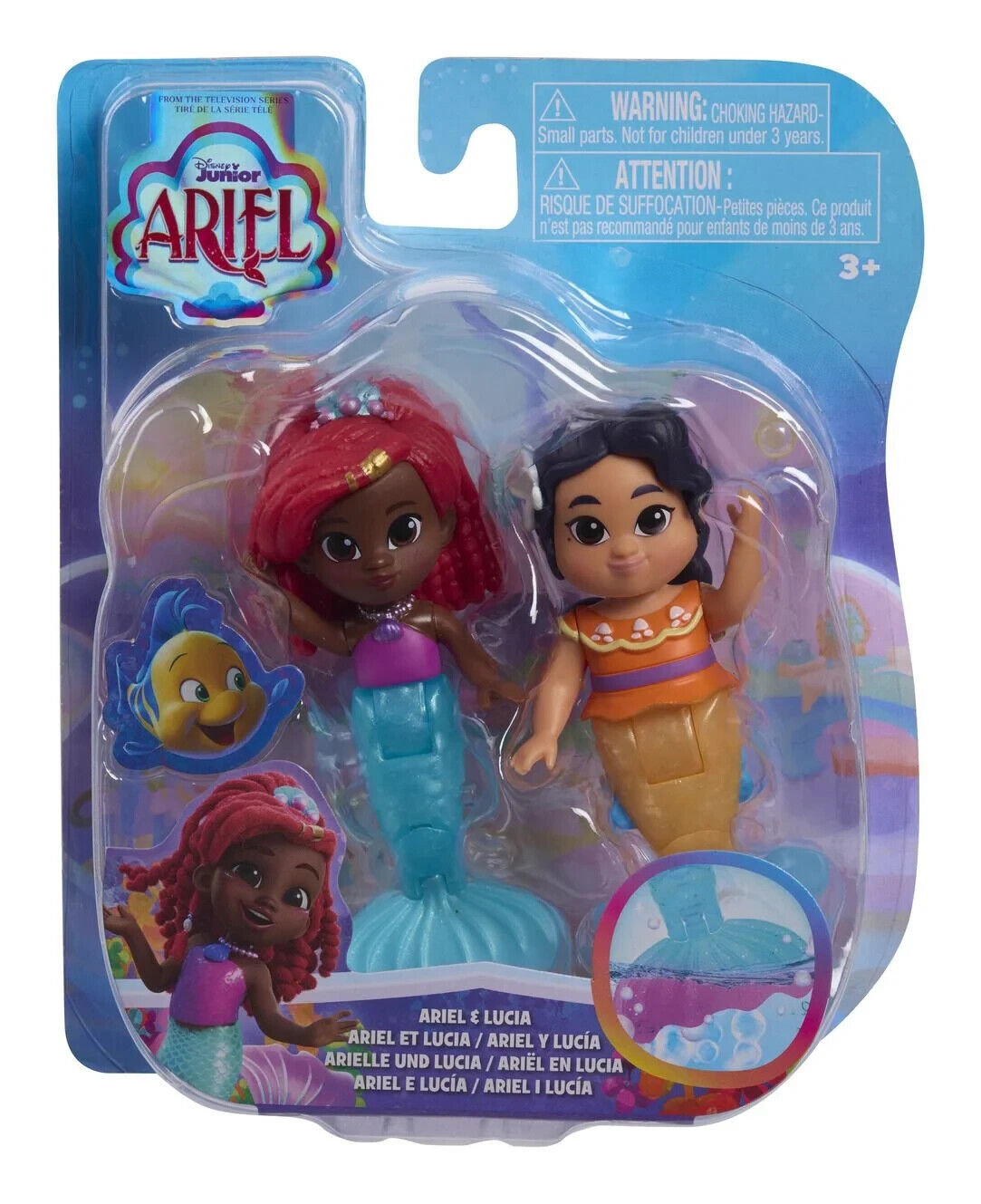 Disney Junior Ariel 2 Pack Figure Set Ariel and Lucia