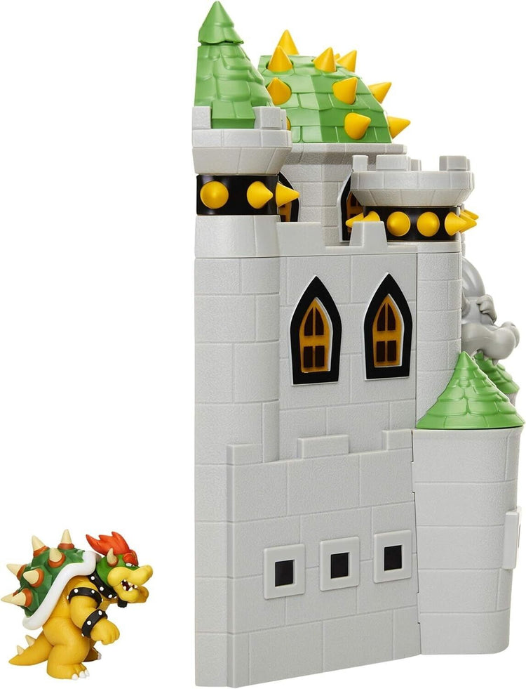 Nintendo Super Mario Mushroom Kingdom Castle Playset with Exclusive 2.5” Bowser