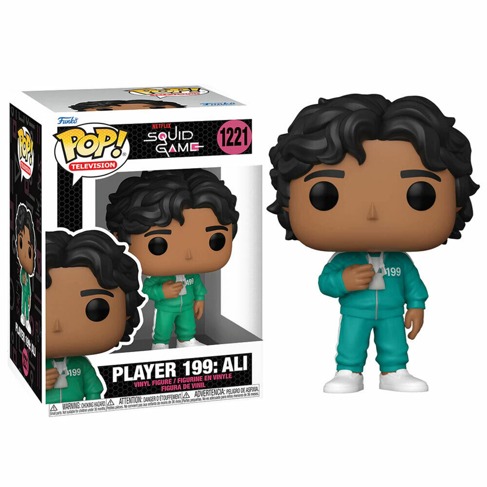 New Netflix Squid Game Pop! TV Vinyl Figure - Player 199: Ali - Collectible