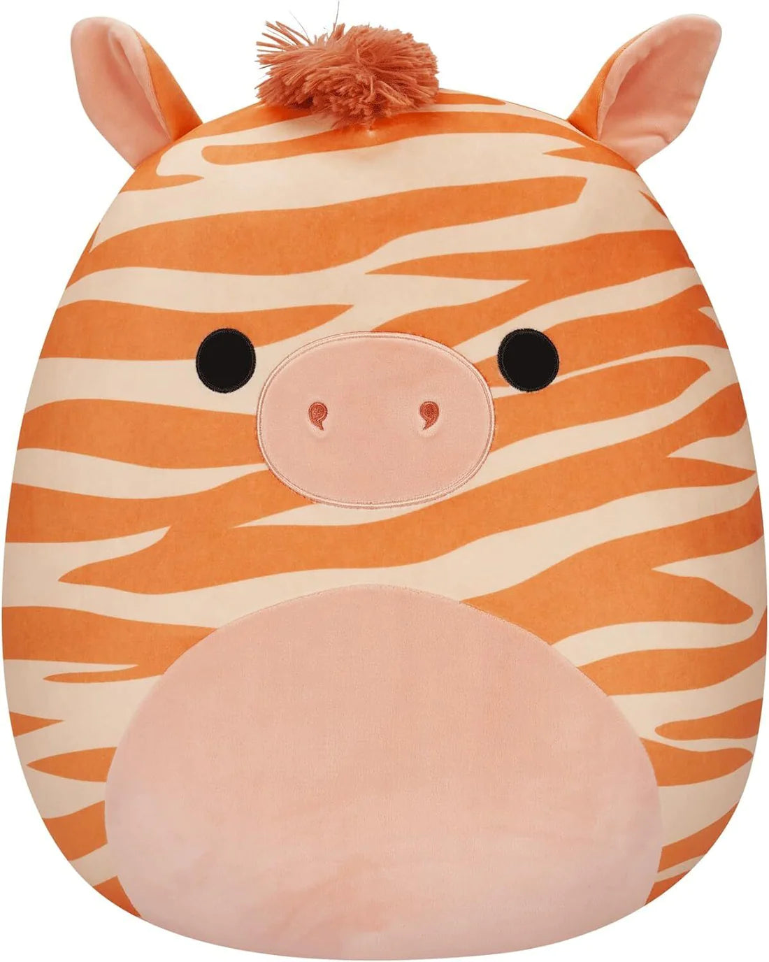 Squishmallows 2024 New Collection - 20 Inch Plush Toy - Super Soft and Adorable - Josue The Peach Zebra