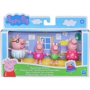 New Peppa Pig Family Bedtime Figure Set - 4 Pack - Free Shipping