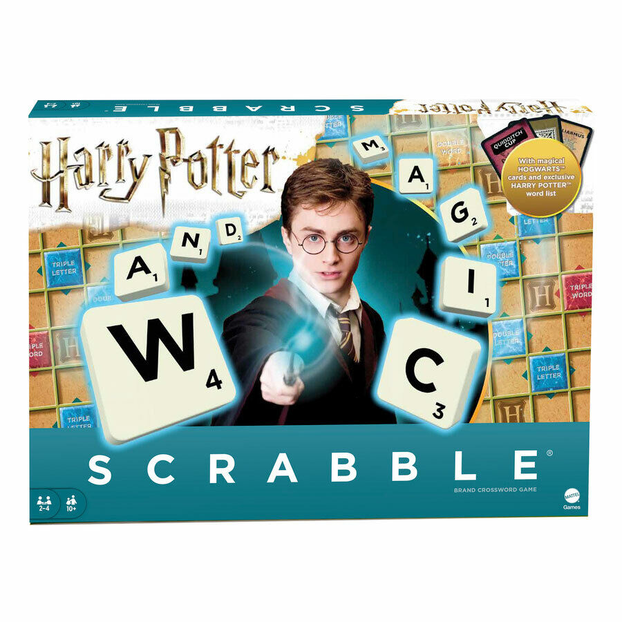 New Scrabble Harry Potter Edition Family Game - Fun for All Ages!