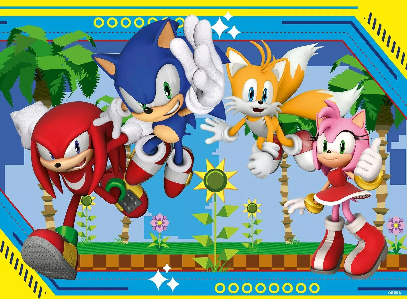 Ravensburger Kinderpuzzle 12001134 - Nichts kann Sonic aufhalten - 100 Teile XXL