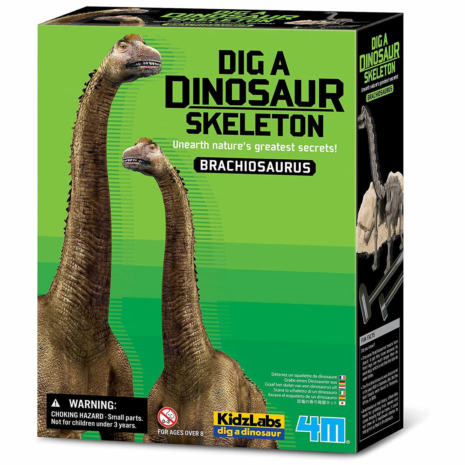 Brand New KidzLabs Brachiosaurus Dinosaur Skeleton Dig Kit
