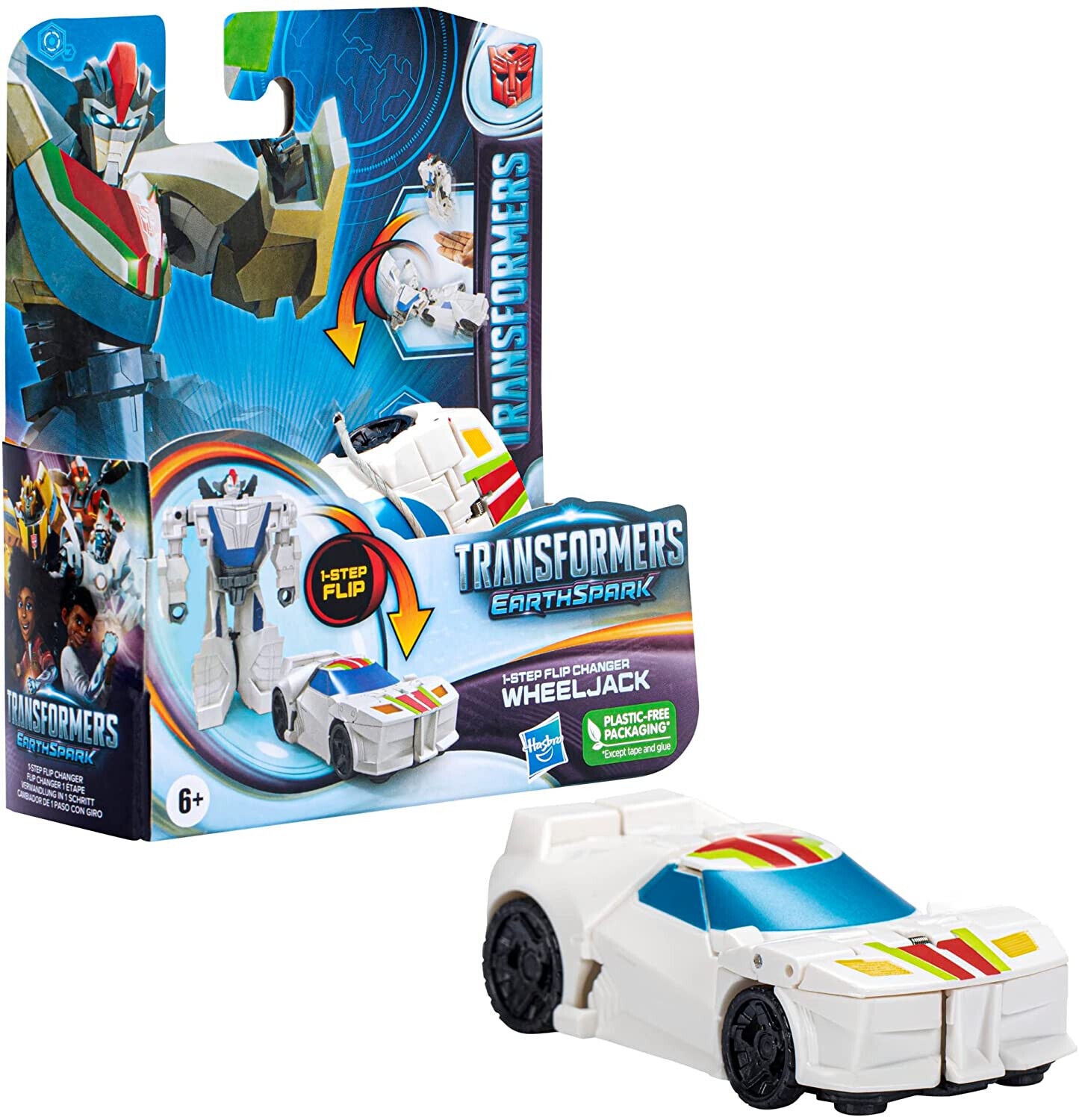 Transformers EarthSpark 1-Step Flip Changer Wheeljack	