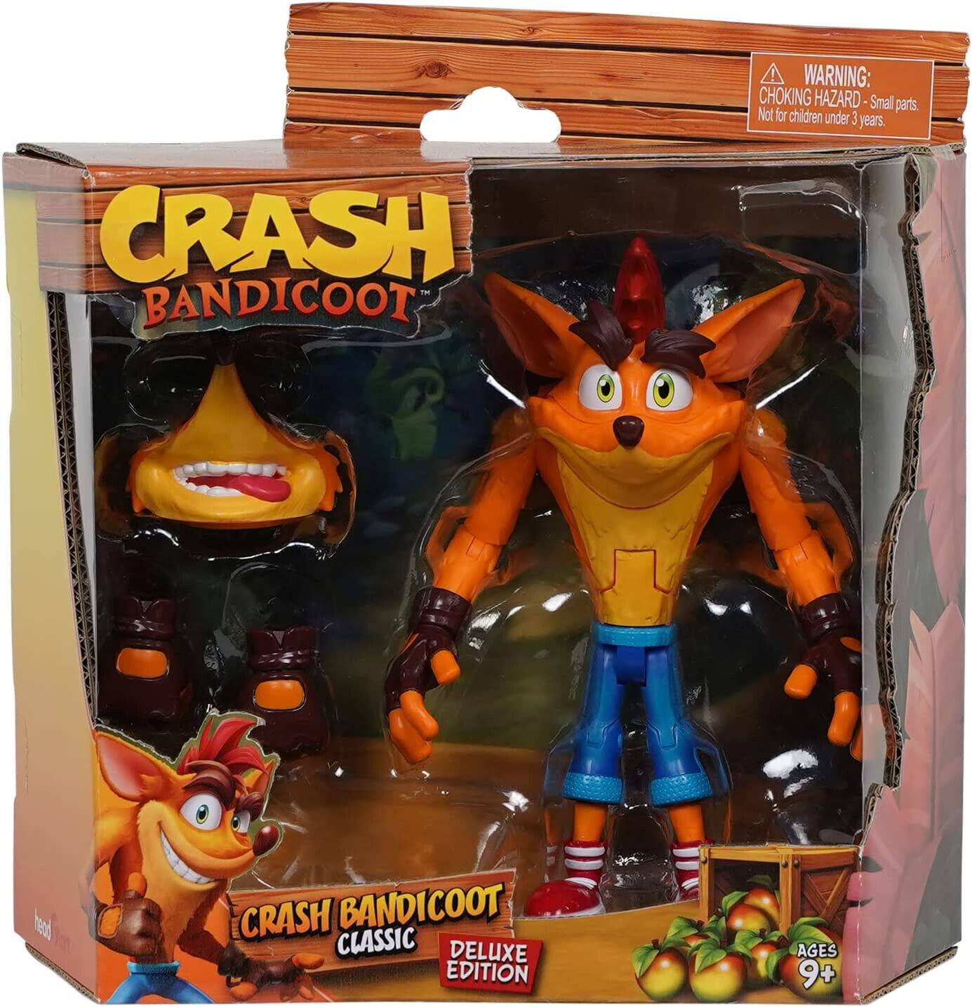 New Crash Bandicoot Deluxe Figure - Articulated & Ready to Play!