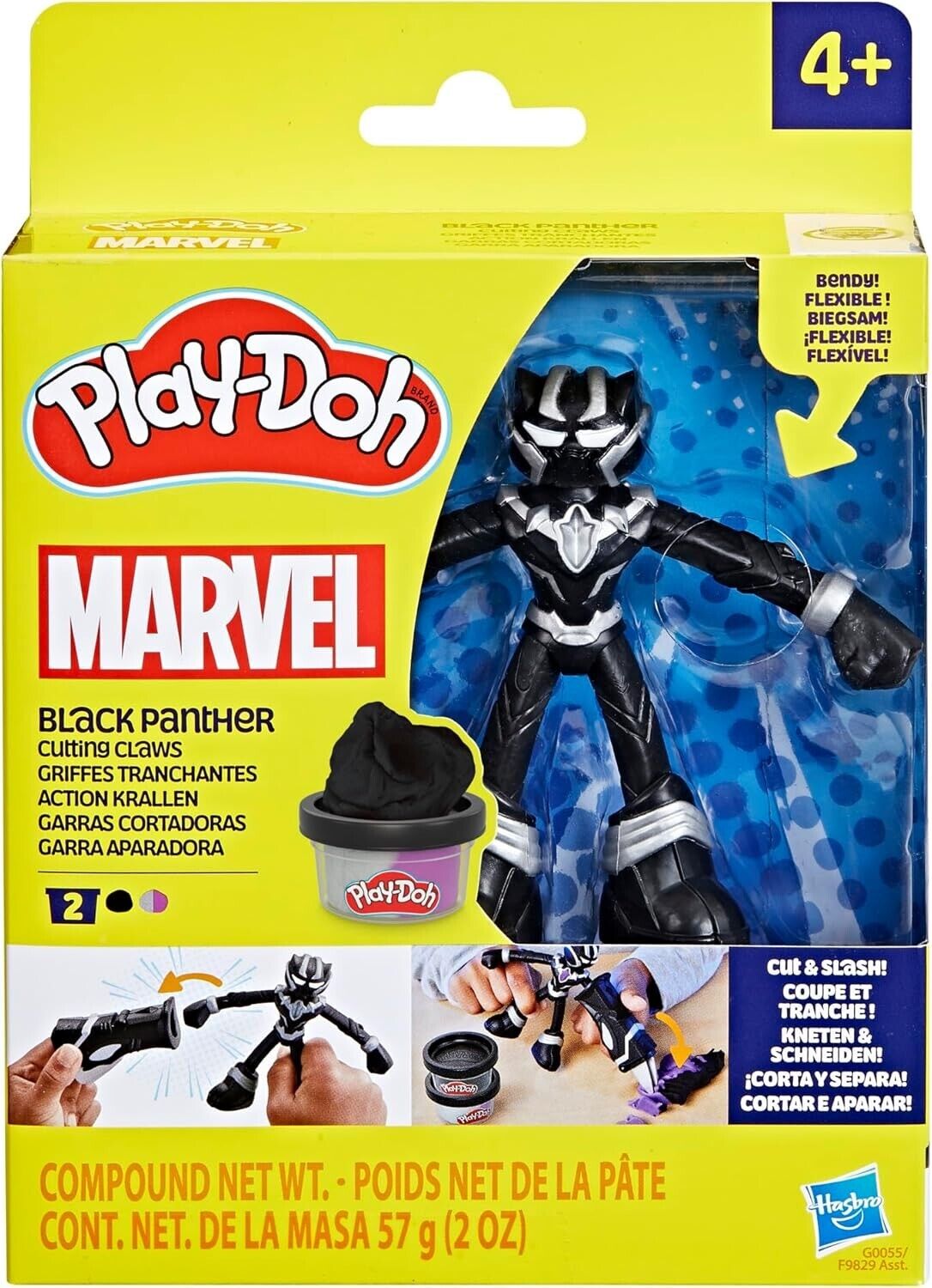 Play-Doh Marvel Black Panther Cutting Claws Action Figure Playset