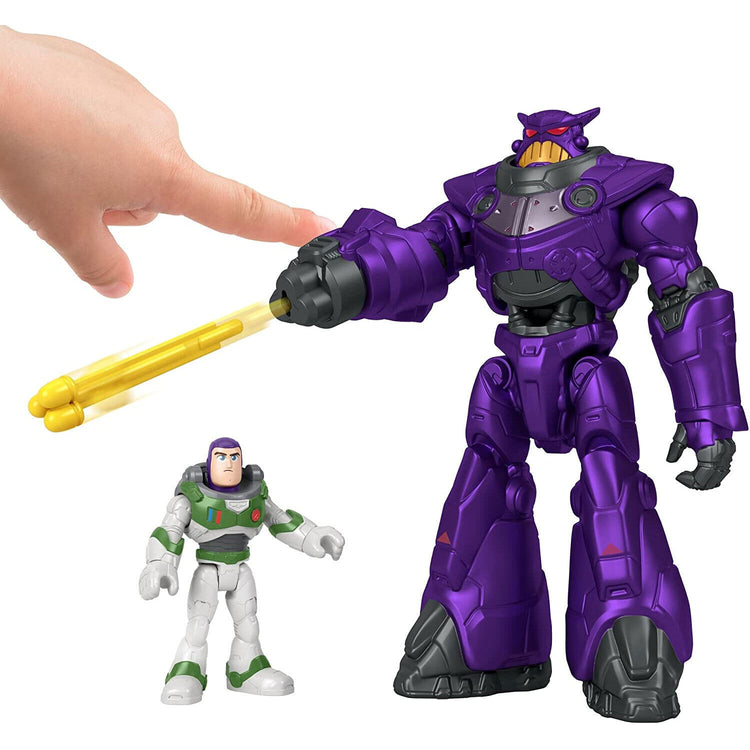 Imaginext Disney Pixar Lightyear Battle Blast Zurg with Buzz Toy Set