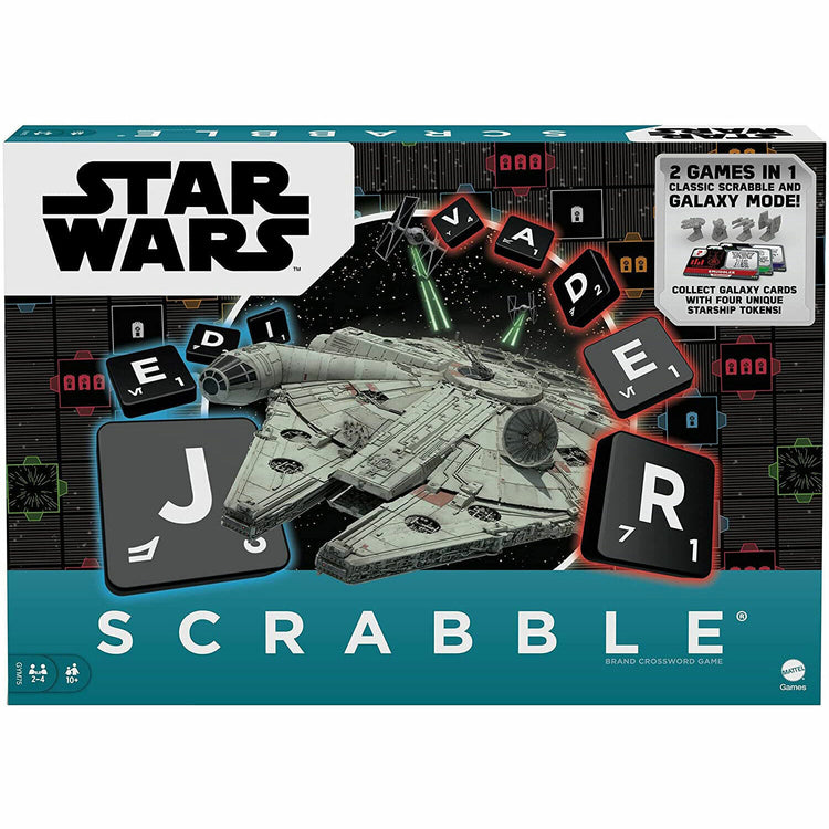 New Scrabble Star Wars Edition Word Board Game - Sealed Box