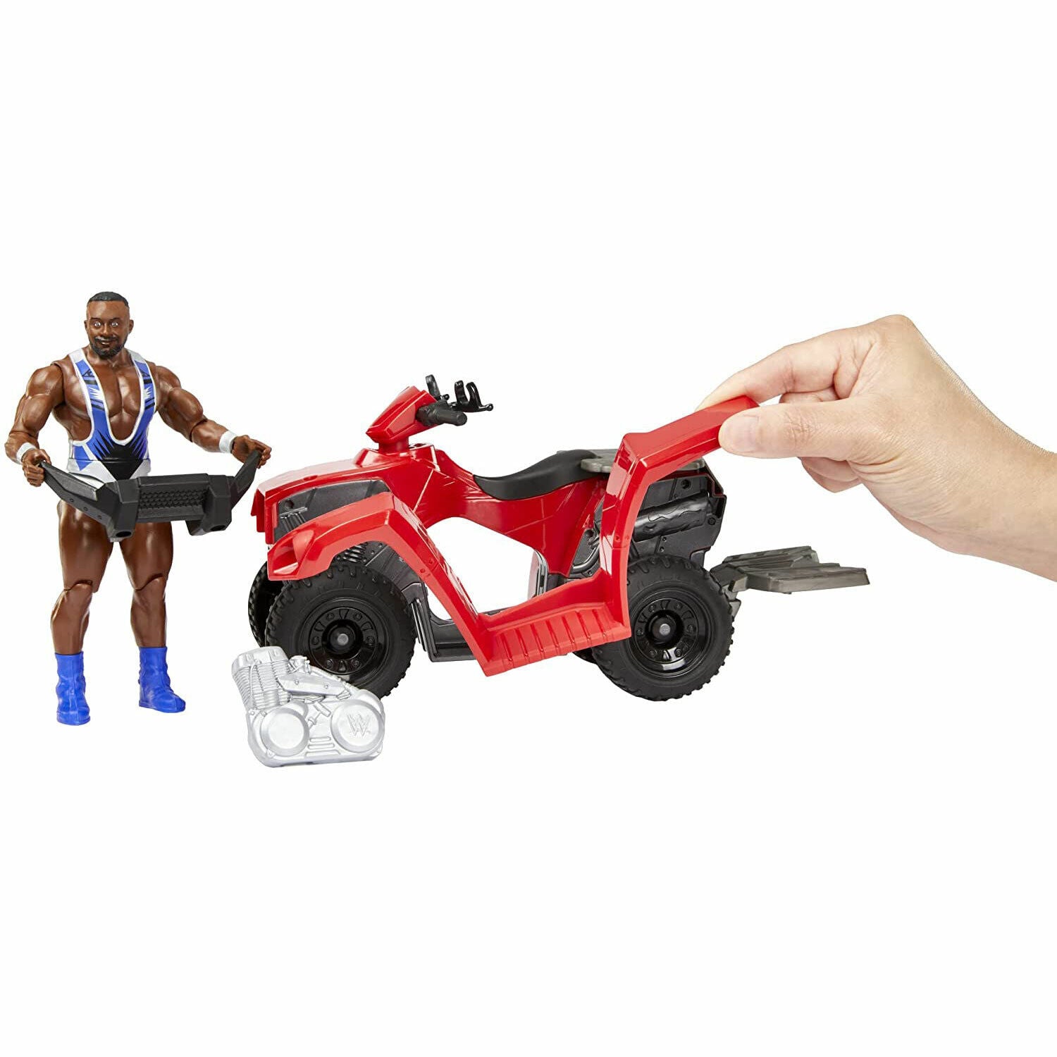 WWE Wrekkin' Slam 'N Spin ATV with Big E Figure - NEW!
