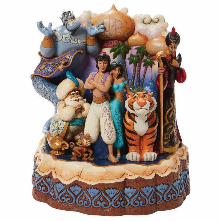 Disney Traditions Aladdin Figurine - A Wondrous Place Carved by Heart