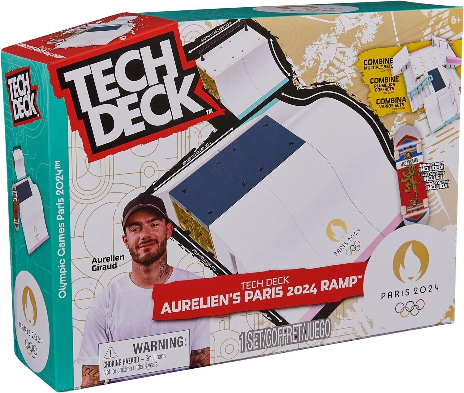 Tech Deck, Aurélien Giraud’s Olympic Games Paris 2024 Ramp Customisable X-Connec