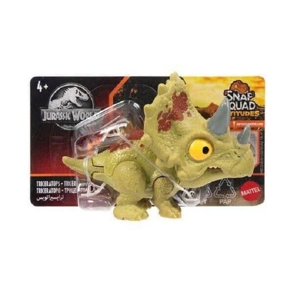 Jurassic World Snap Squad Attitudes Mini Figure Triceratops (Attitudes)