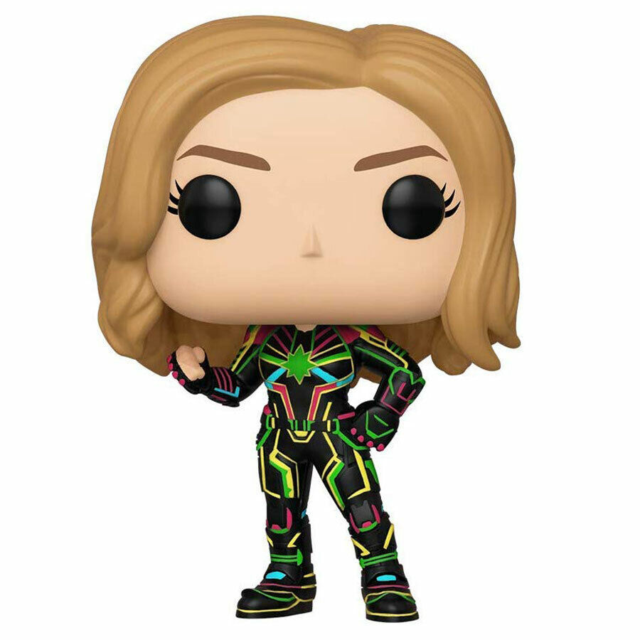 Captain Marvel Neon Suit Pop! Vinyl Figure - Brand New