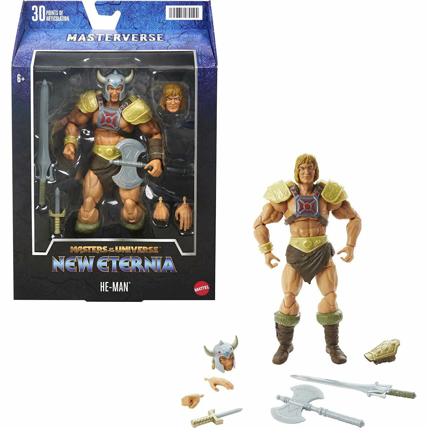 Masters of the Universe Masterverse Viking He-Man Figure - NEW!