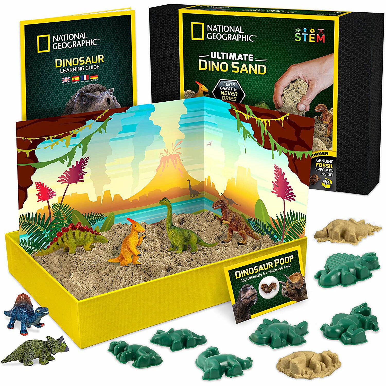 New National Geographic Ultimate Dino Sand - Educational Fun for Kids!