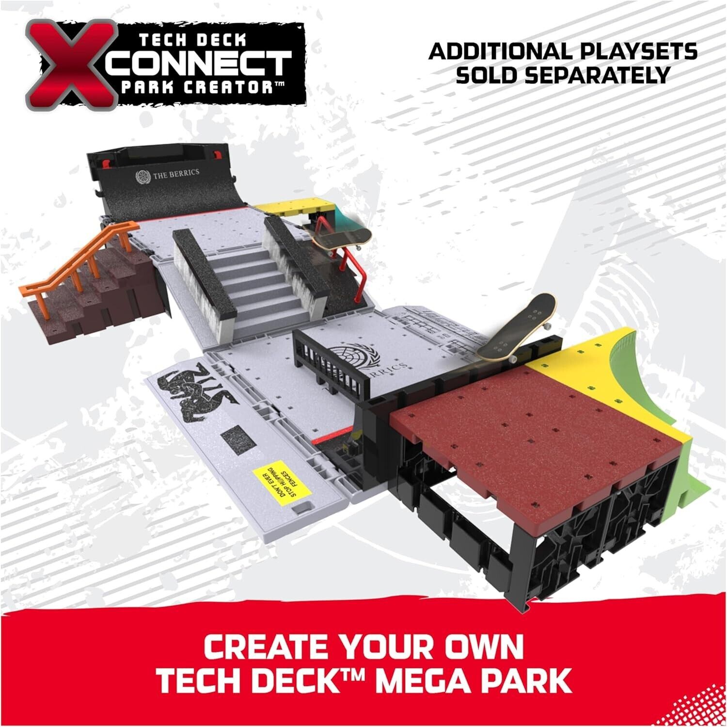 Tech Deck, Pyramid Shredder 2.0, X-Connect Park Creator, Customisable and Builda