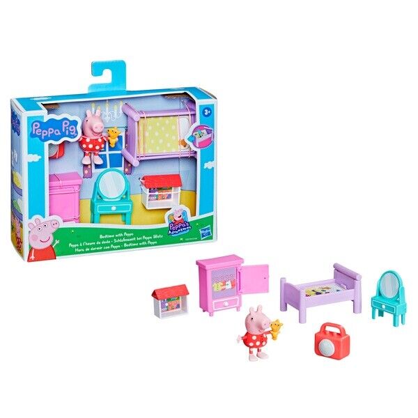 New Peppa Pig Bedtime Playset - Peppa's Adventures - Free Shipping