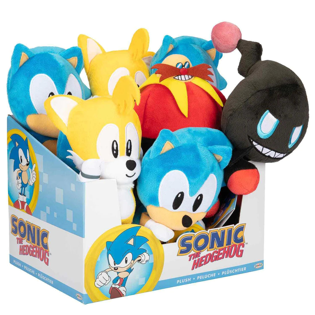 Sonic The Hedgehog 30th Anniversary Plush Wave 5 - 9-Inch Basic - Sonic + More! - SONIC