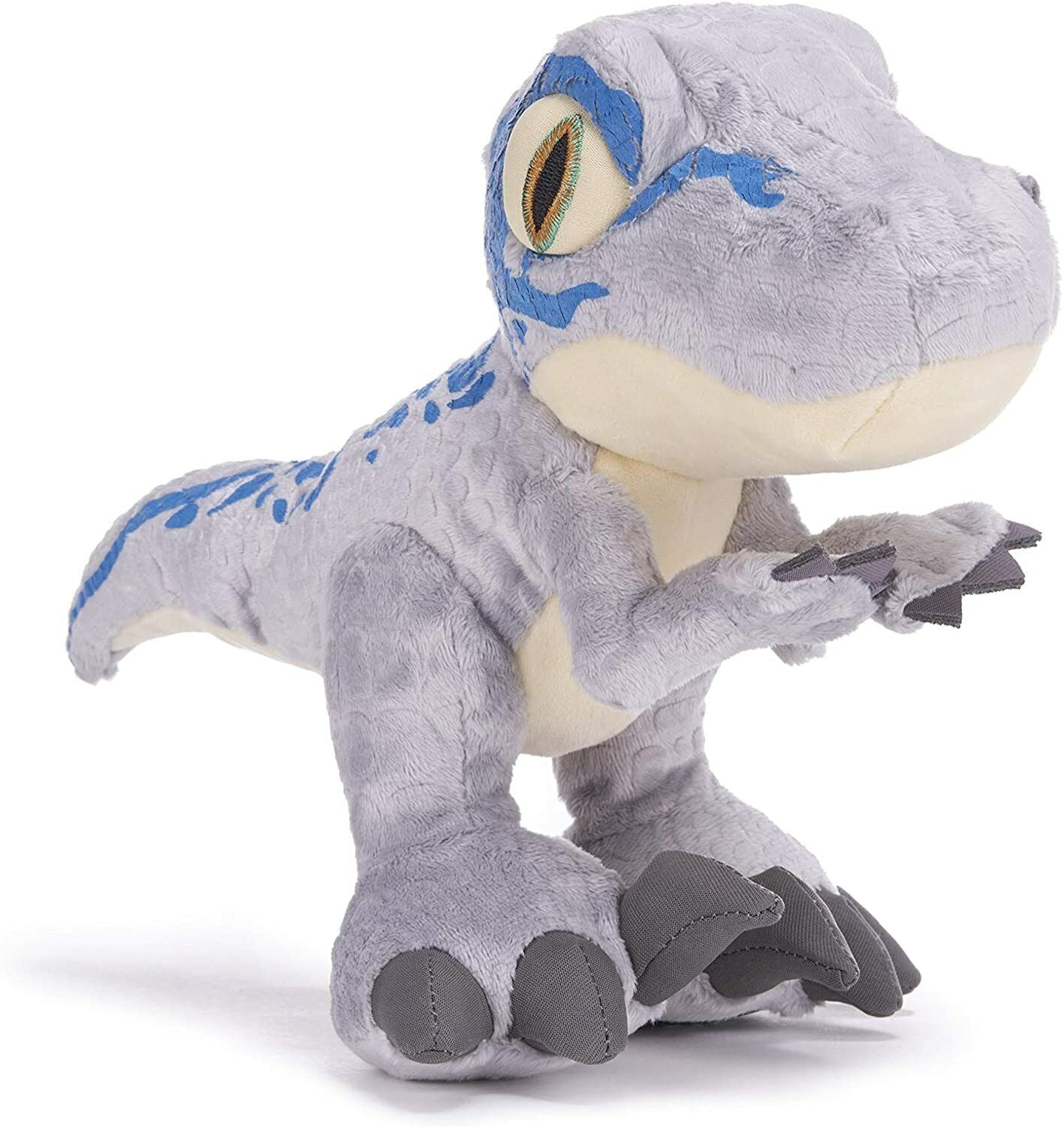 New Jurassic World 10" Chunky Plush Velociraptor Blue - Perfect Gift!