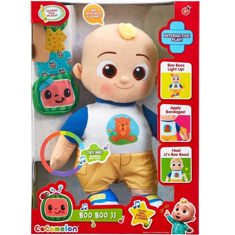 CoComelon Interactive Boo Boo JJ Doll - Fun & Educational Toy - Brand New