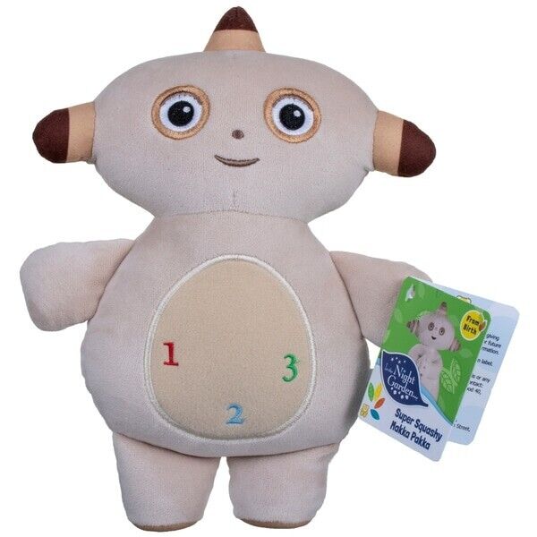 Brand New In the Night Garden Super Squashy 25cm Makka Pakka Plush