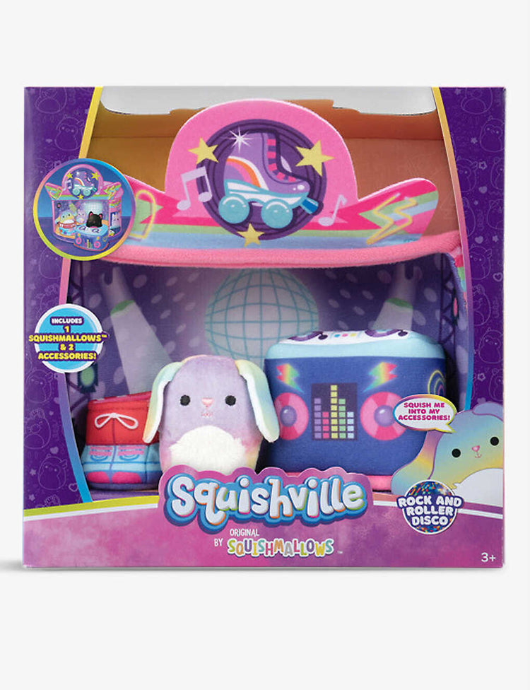New Squishmallow Squishville 80s Disco Plush Toy - Fun and Funky!