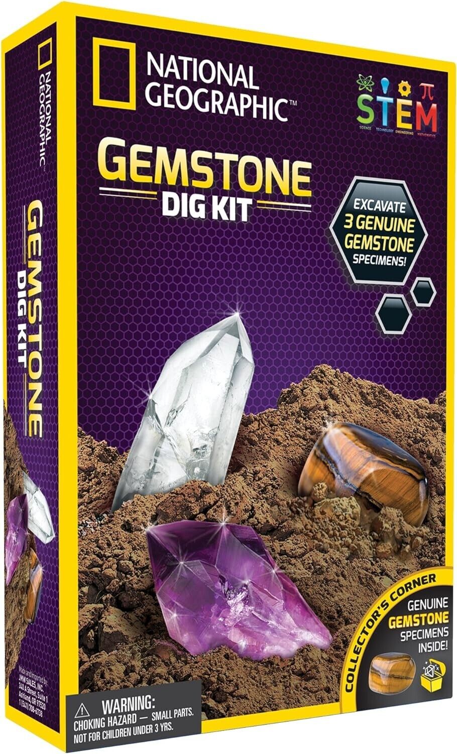 National Geographic Gemstone Dig Kit - Fascinating Gem Excavation Kits for Kids