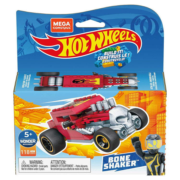 Mega Construx Hot Wheels Rockin' Racer Bone Shaker Set - New in Box!