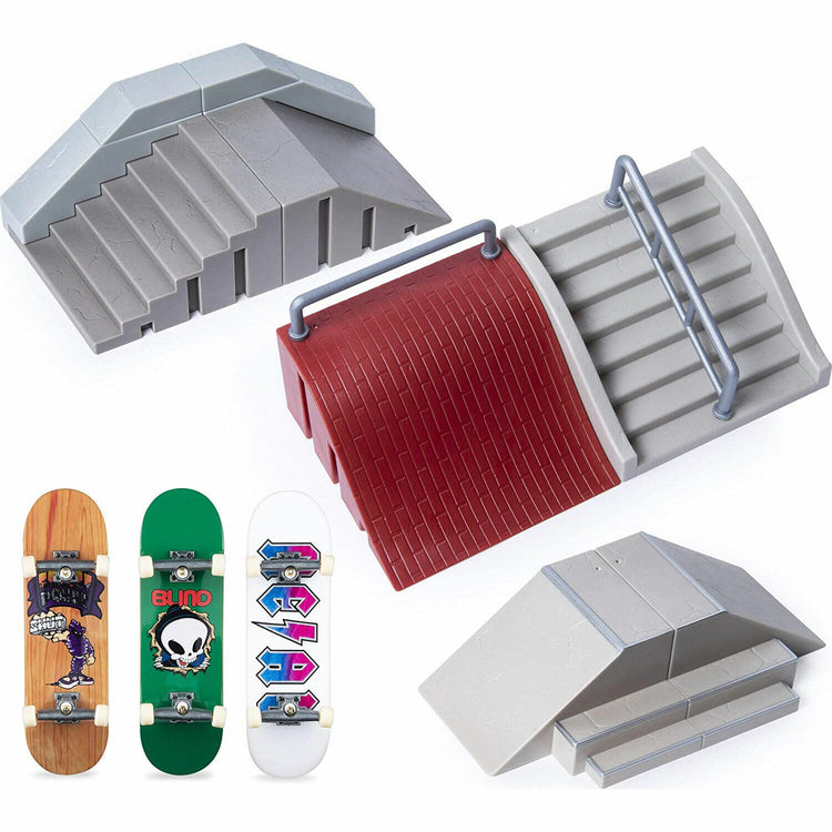 Tech Deck Ultimate Street Spots Coast To Coast w/ 3 Exclusive Boards - New