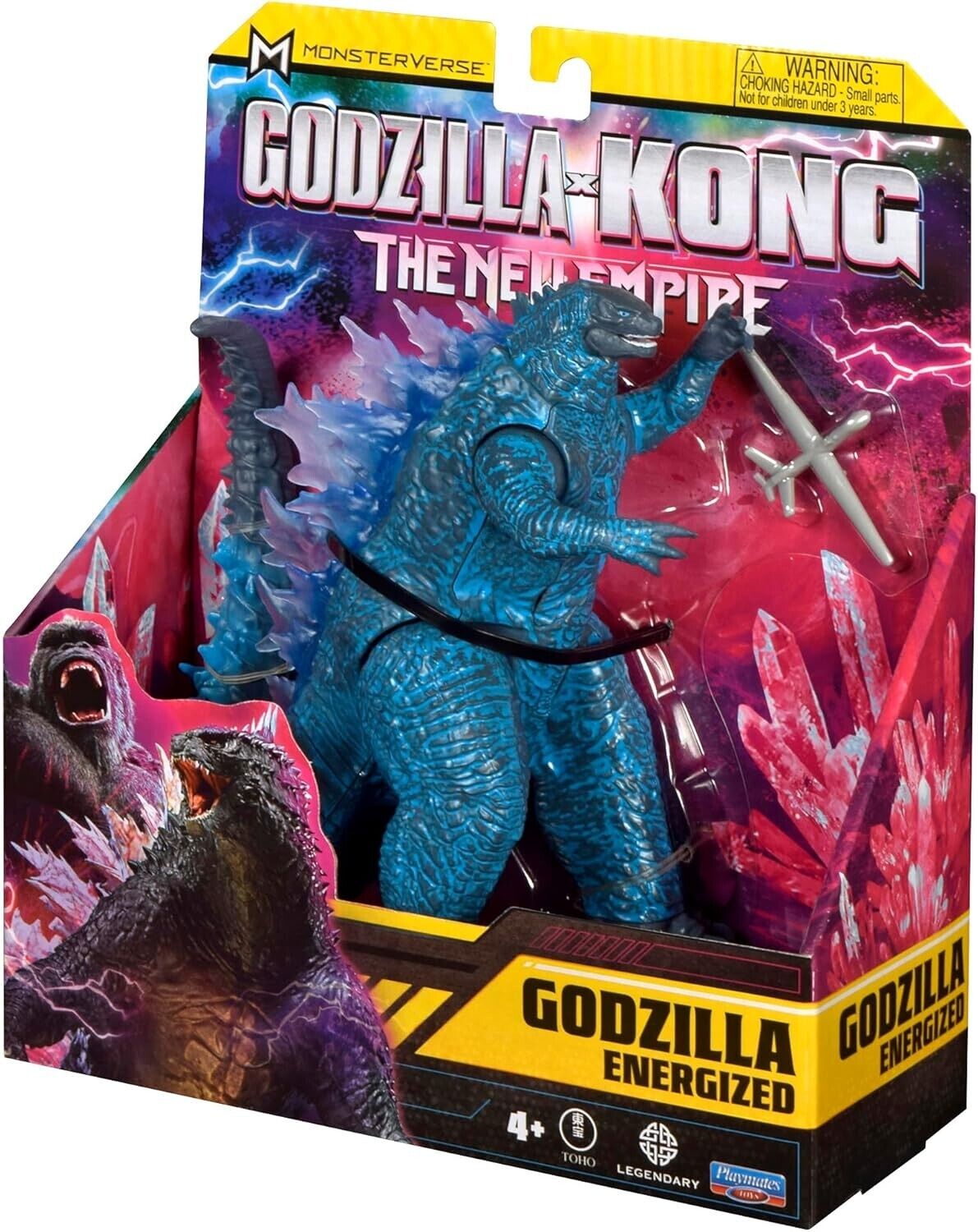 MonsterVerse Godzilla x Kong: The New Empire, 6-Inch Energised Godzilla Action F