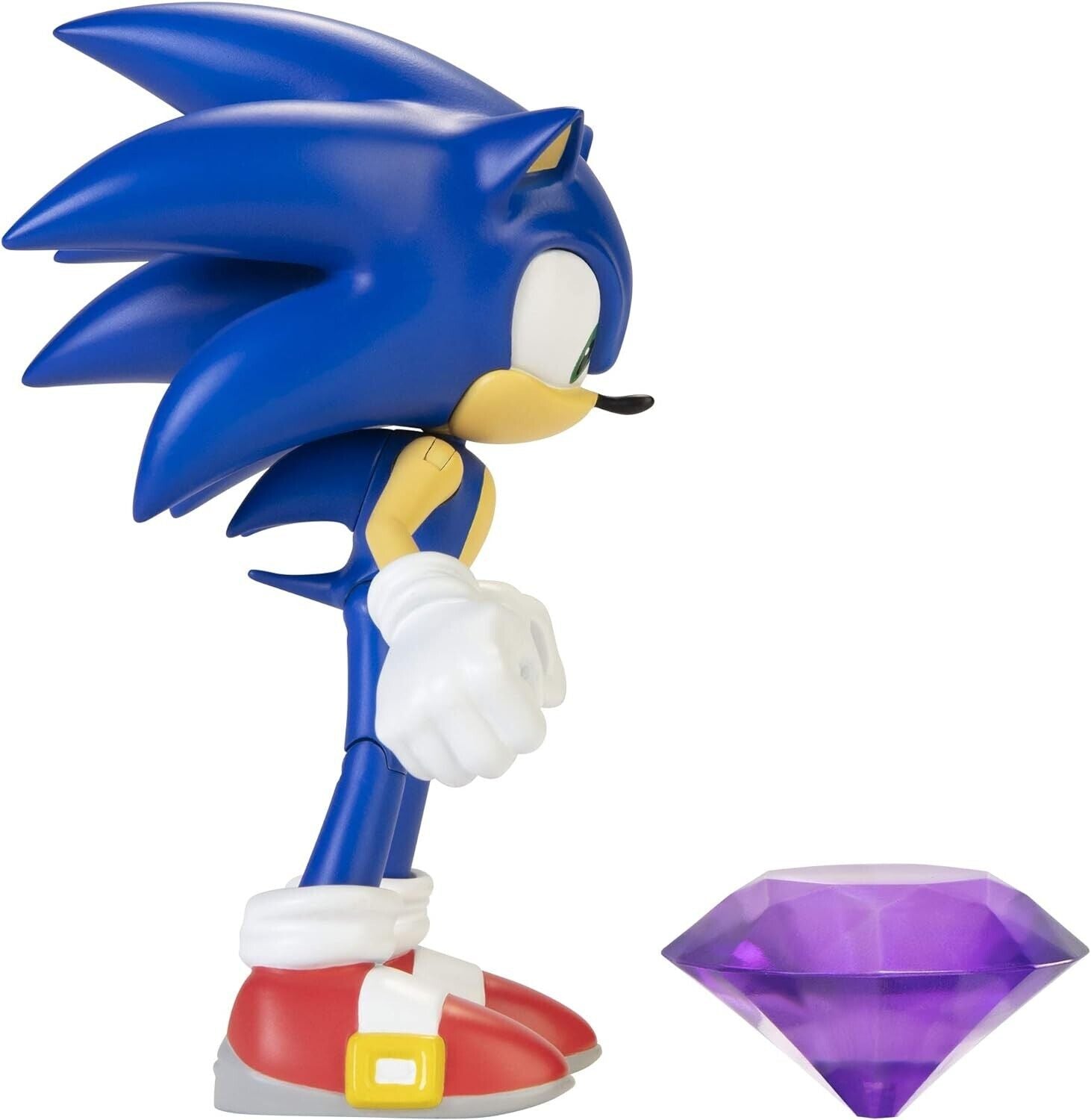 JAKKS Pacific Sonic the Hedgehog 4" Action Figure with Chaos Emerald