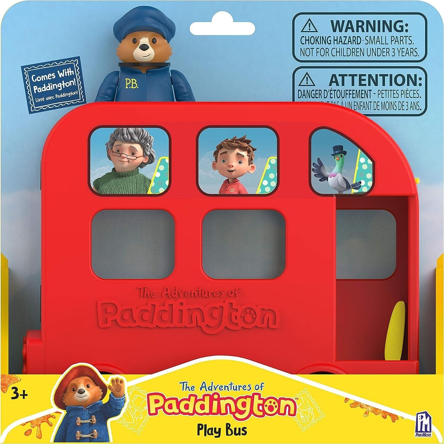 Rainbow Designs The Adventures Of Paddington - London Toy Play Bus & Paddington