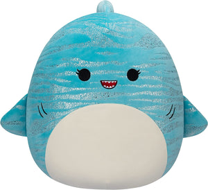 Squishmallows 12 Inch Lamar the Blue Whale Shark Plush Stuff Ultrasoft Toy