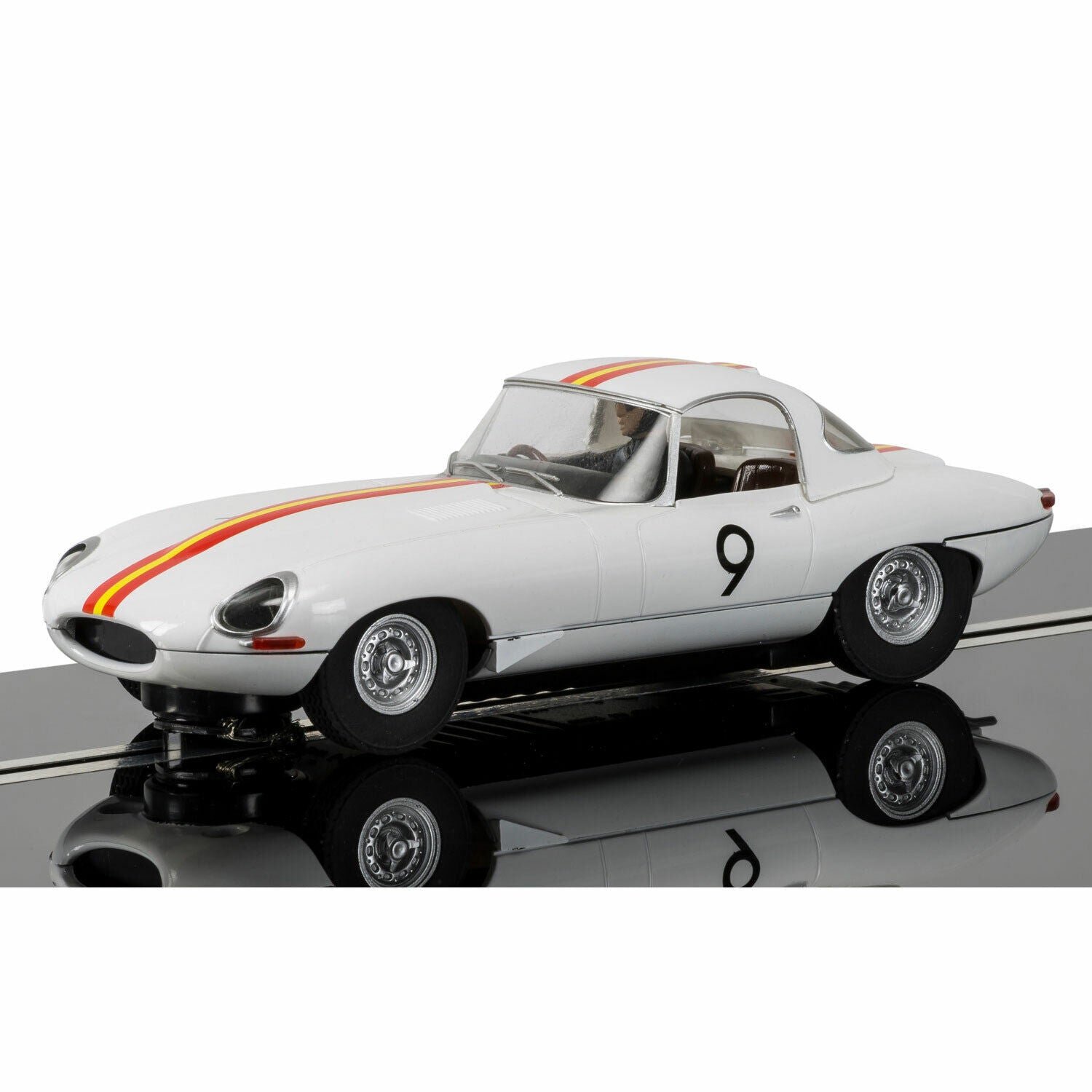 New Scalextric Jaguar E Type 1965 Bathurst No.9 Bob Jane Slot Car C3890