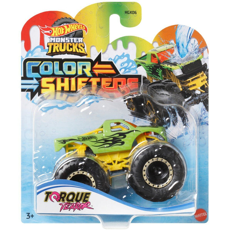 Hot Wheels Monster Trucks Color /Colour Shifters 1:64 New Sealed select the best TORQUE TERROR