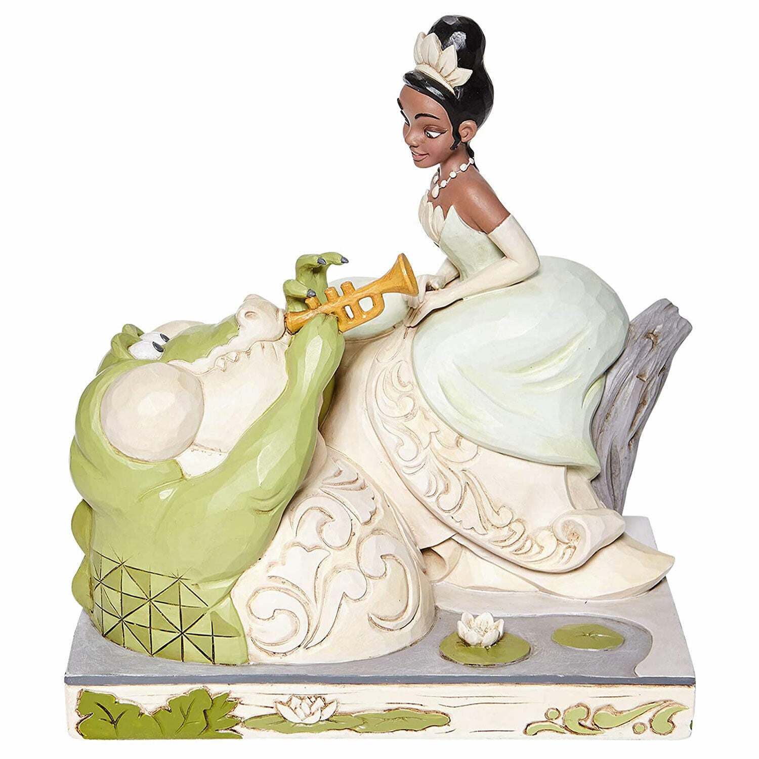 New Disney Traditions Bayou Beauty Tiana Figurine - White Woodland Theme