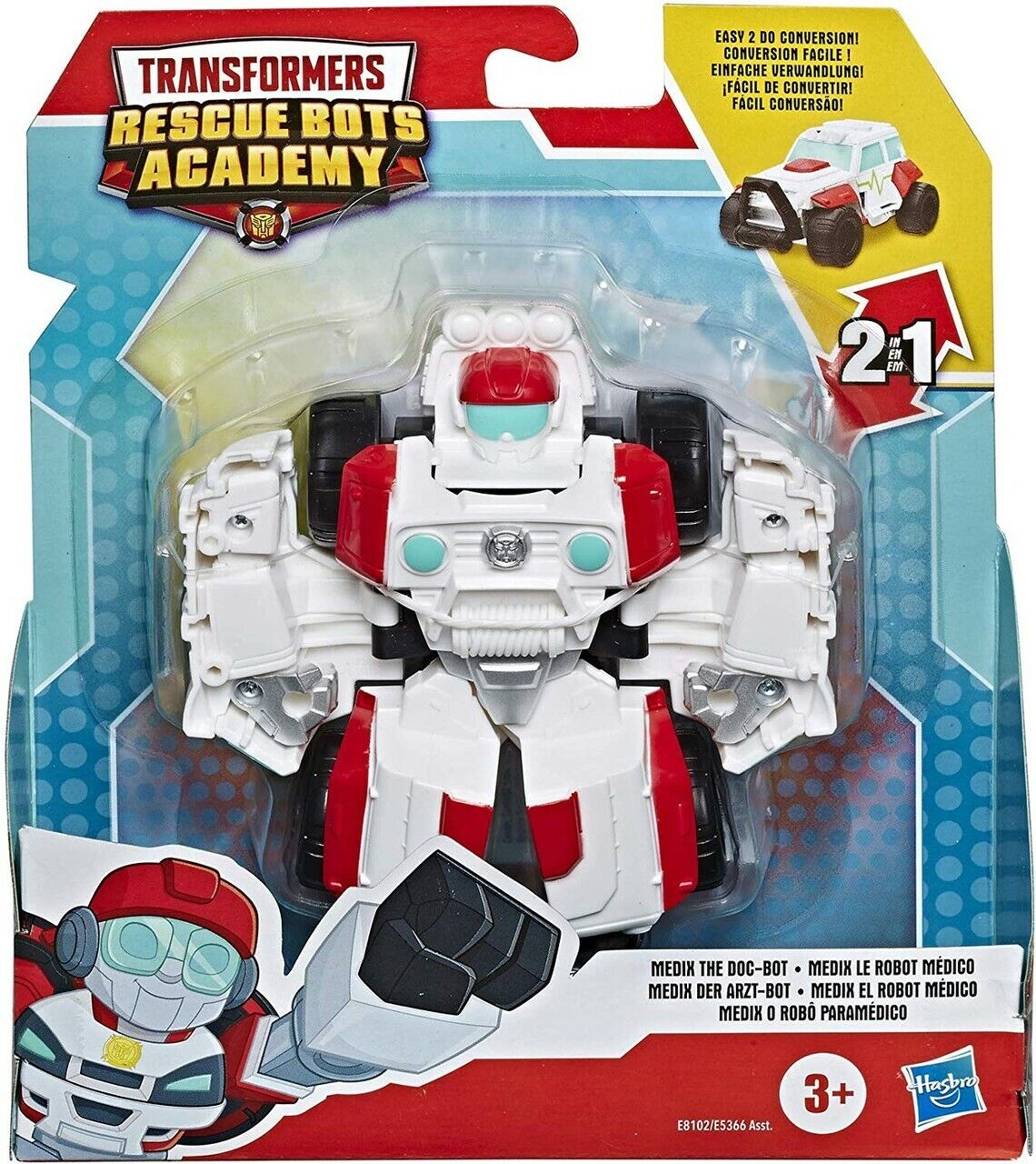 New Transformers Rescue Bots Academy Medix The Doc-Bot E8102 - Fast Shipping!