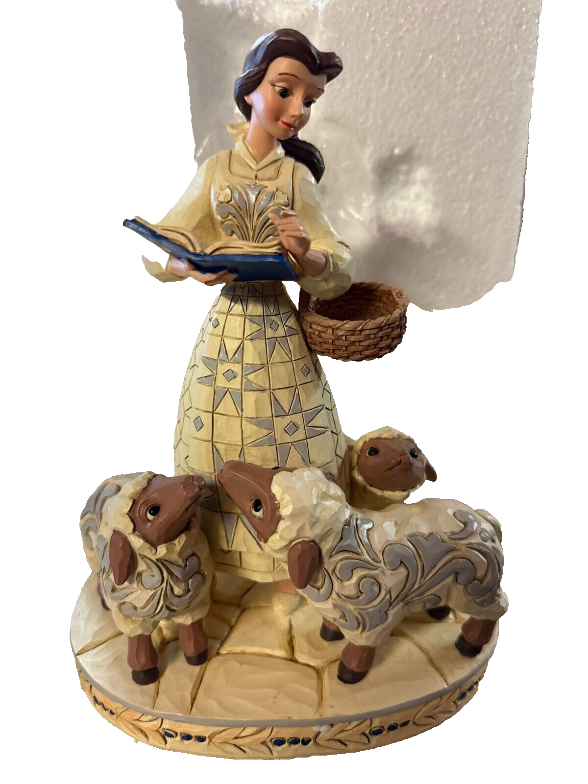 Disney Traditions Bookish Beauty Figurine SMALL DAMAGED Discounted give away.